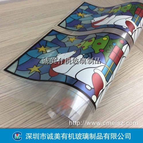 透明PVC軟膠UV彩印